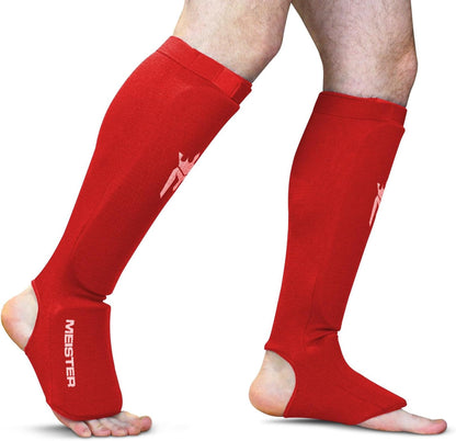 MMA - Padded Shin Guards and Instep in Stretch Fabric