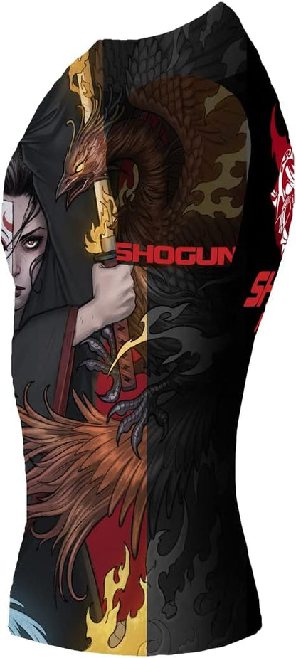 Fight Rash Guard BJJ MMA Premium Jiu Jitsu Fighting Grappling Compression Shirt