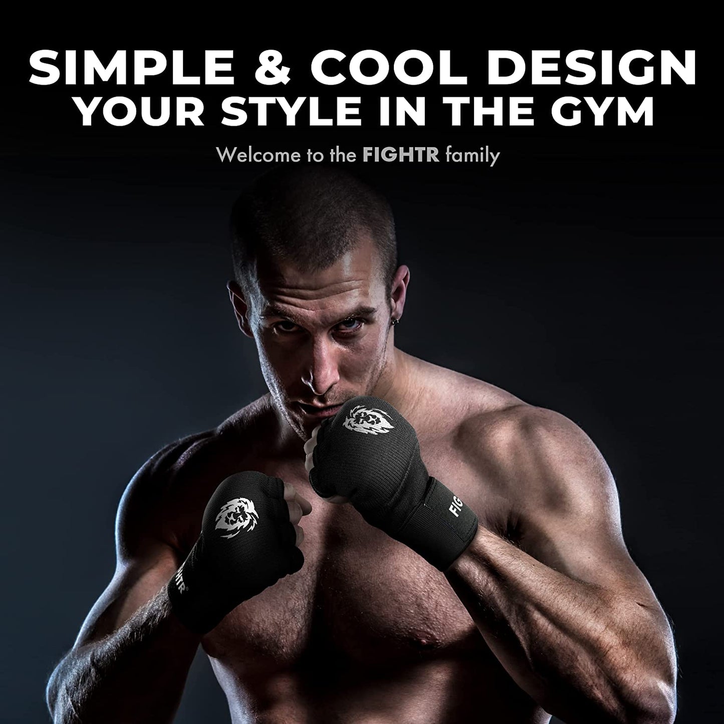 ® Premium Gel Inner Gloves - Quick Wrapping & More Stability | Gel Hand Wraps for Boxing, MMA, Muay Thai, & Martial Arts | with Long Wrist Wrap