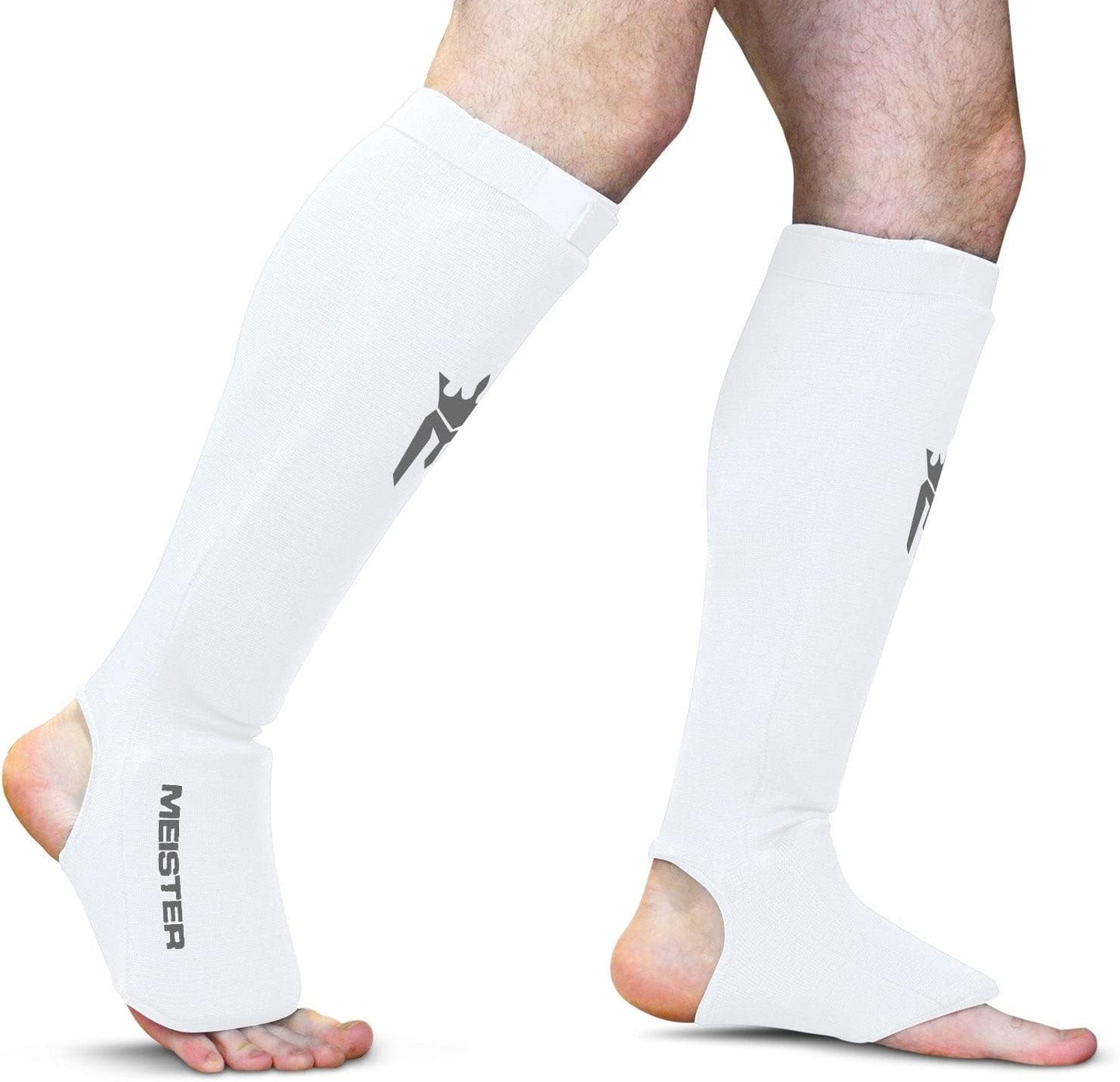 MMA - Padded Shin Guards and Instep in Stretch Fabric