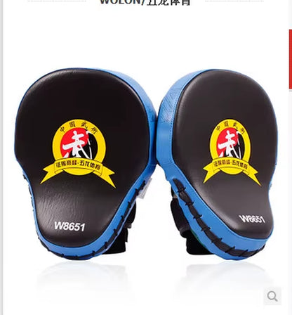 Free Shipping 2Pcs/Lot New Hand Target MMA Focus Punch Pad Boxing Training Gloves Mitts Karate Muay Thai Kick Fighting Yellow