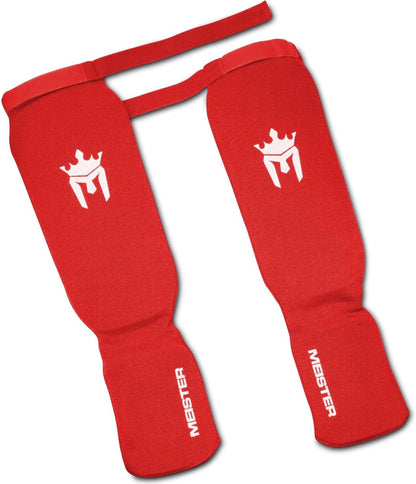 MMA - Padded Shin Guards and Instep in Stretch Fabric