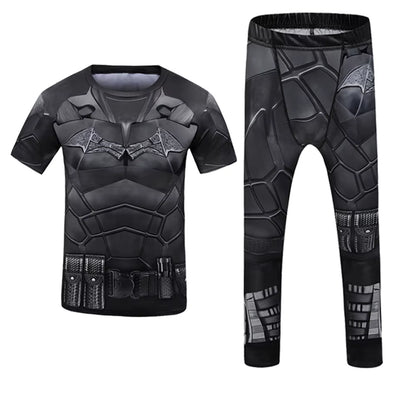 Kid Rashguard Jiu Jitsu T-Shirt +Pant MMA Muay Thai Shorts 4Pcs/Set Boxe Bjj Kickboxing Mma Clothing Children Fitness Sportwear