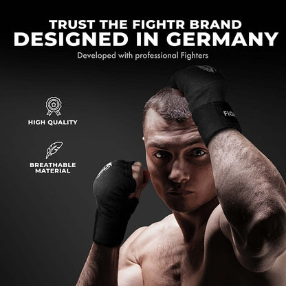 ® Premium Gel Inner Gloves - Quick Wrapping & More Stability | Gel Hand Wraps for Boxing, MMA, Muay Thai, & Martial Arts | with Long Wrist Wrap