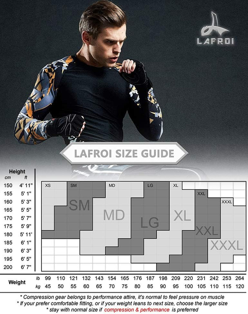 Men'S Long Sleeve UPF 50+ Baselayer Skins Performance Fit Compression Rash Guard-Clyyb