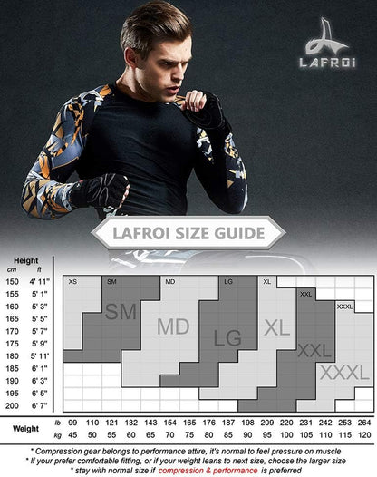 Men'S Long Sleeve UPF 50+ Baselayer Skins Performance Fit Compression Rash Guard-Clyyb