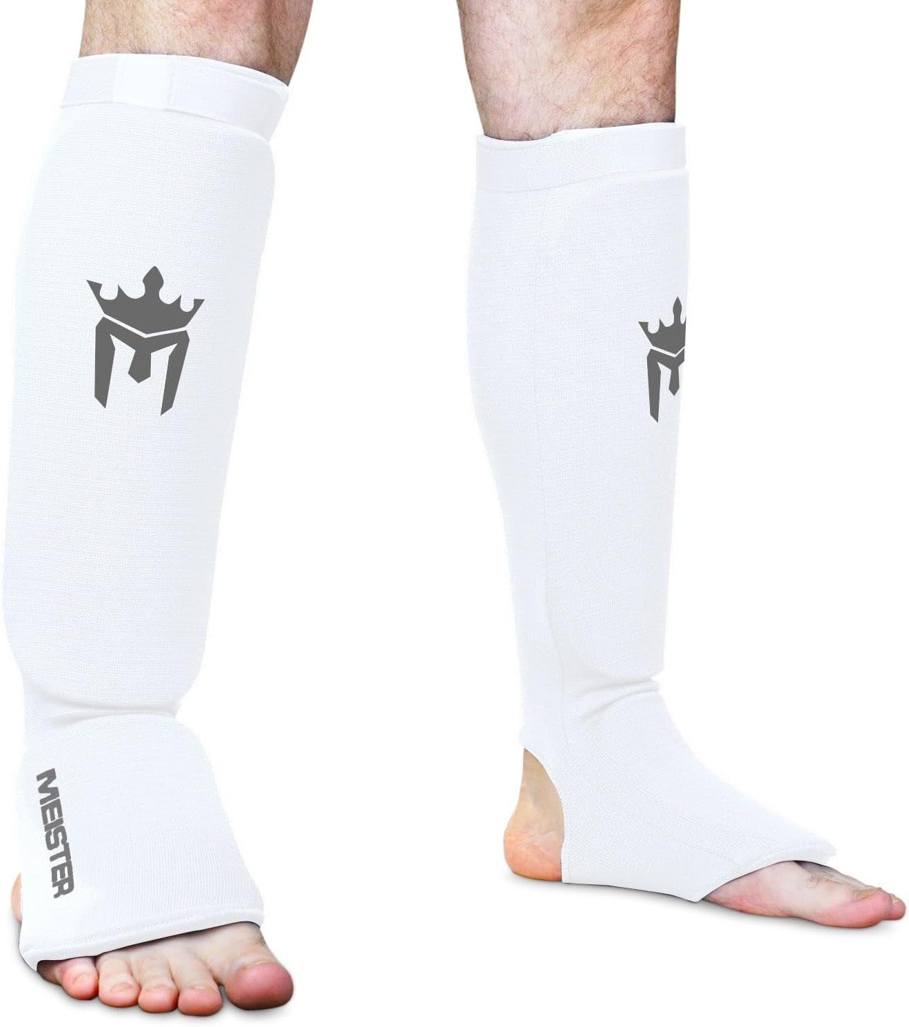 MMA - Padded Shin Guards and Instep in Stretch Fabric