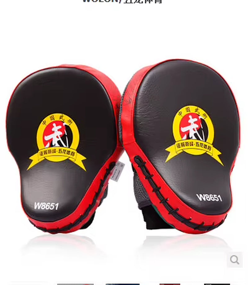Free Shipping 2Pcs/Lot New Hand Target MMA Focus Punch Pad Boxing Training Gloves Mitts Karate Muay Thai Kick Fighting Yellow