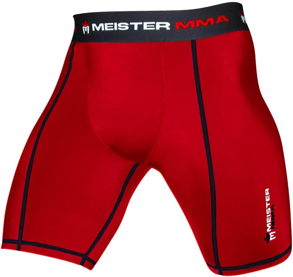 MMA Compression Rush Fight Shorts W/Cup Pocket