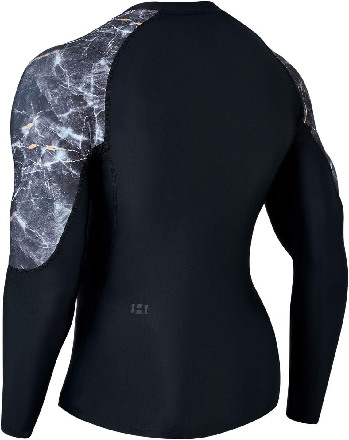 Men'S Rash Guard Long Sleeves UPF 50+ Sun Protection Compression Swim Shirts for Men