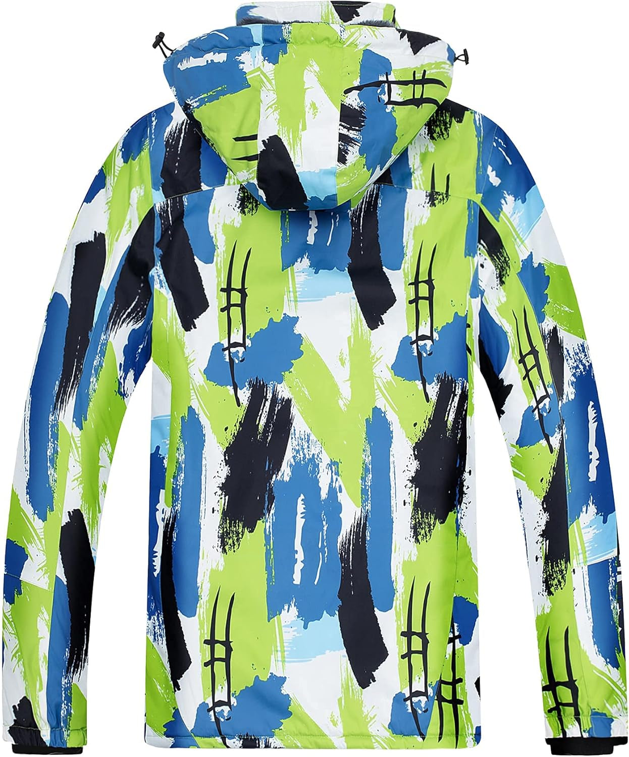 Men'S Waterproof Ski Jacket Warm Winter Coats Windproof Winter Jackets for Men Fleece Lined Windbreaker with Hood