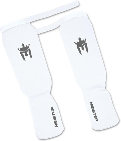 MMA - Padded Shin Guards and Instep in Stretch Fabric